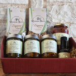 Small tray with typical Apulian products