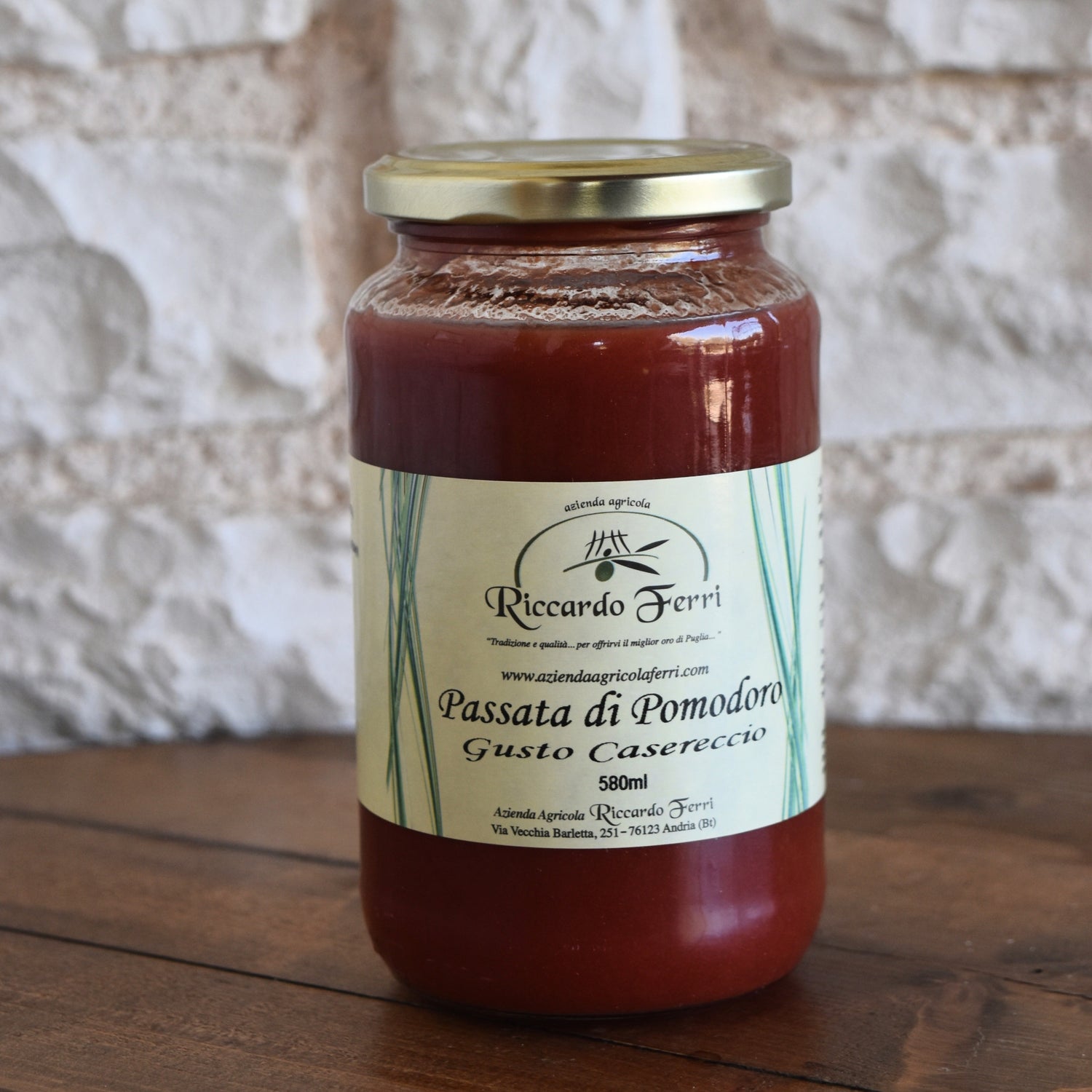 Passata di pomodoro casereccia da 580 Gr