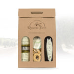 Valigetta con assaggi assortiti (2 confezioni di conserve, olio, taralli)