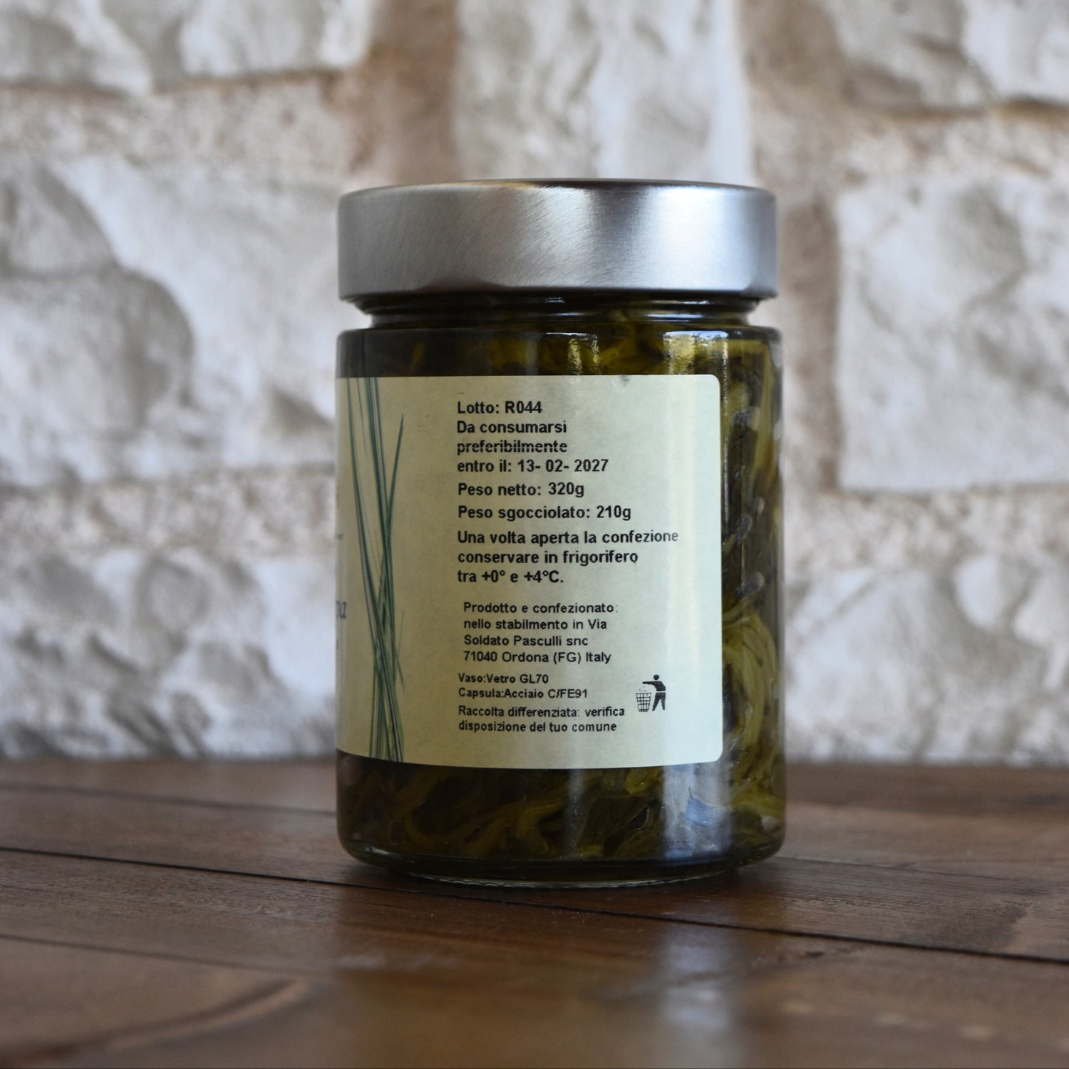 359 gr Turnip tops in extra virgin olive oil