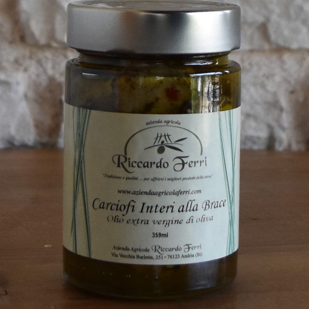 359 g Artichauts grillés à l’huile avec huile d’olive extra vierge