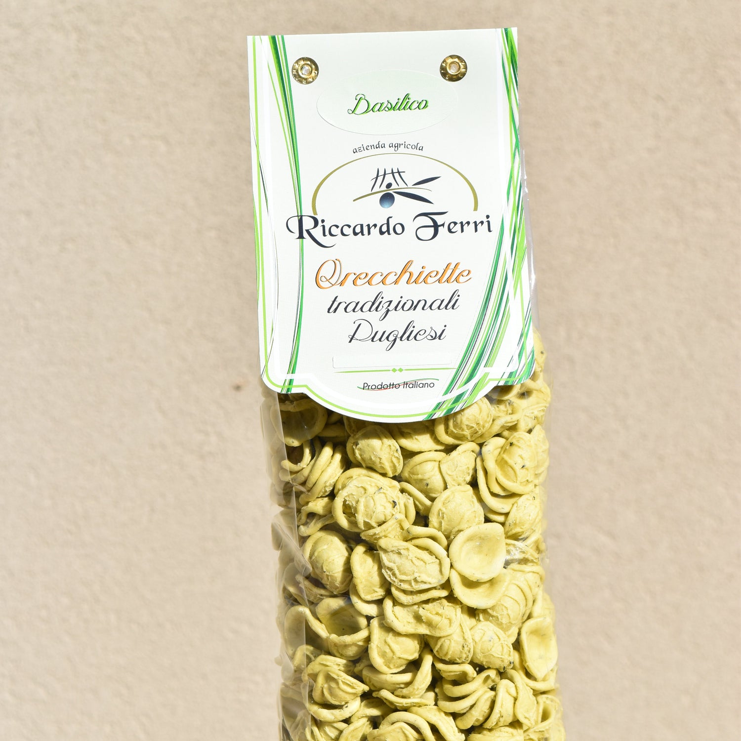 Orecchiette tradizionali al basilico