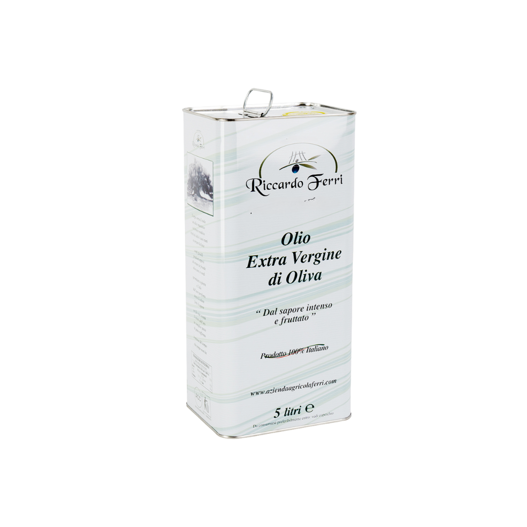 5 Lt can of 100% Italian extra virgin olive oil