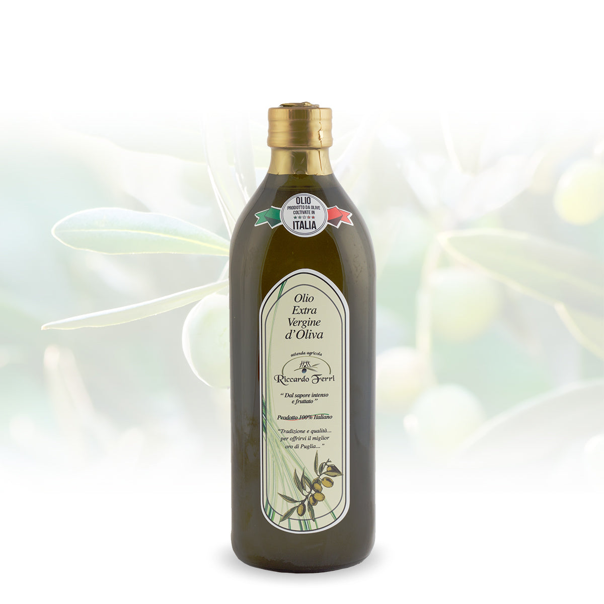1 Lt of 100% Italian extra virgin olive oil