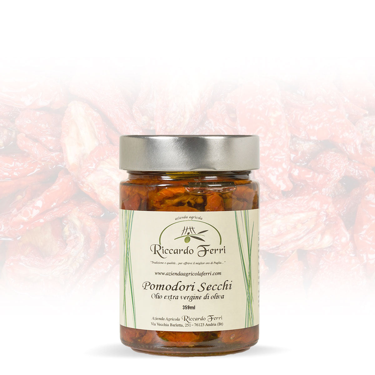 359 gr Dried tomatoes in oil with extra virgin olive oil
